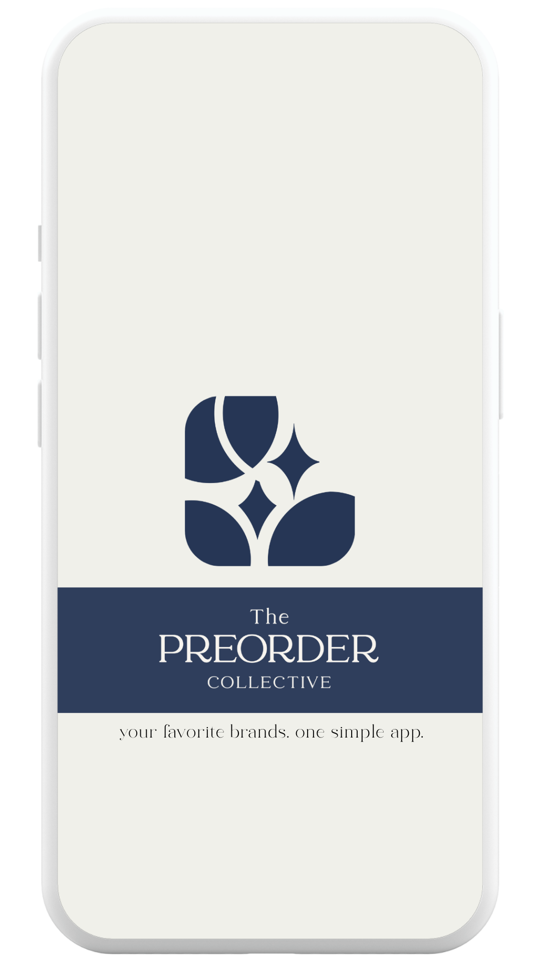 The Preorder Collective app splash screen